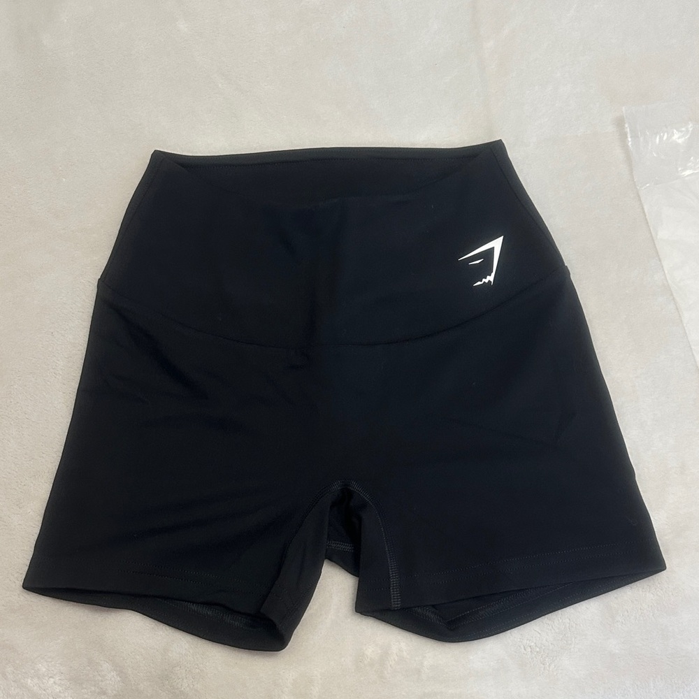 GYMSHARK Women's Black Compression Shorts